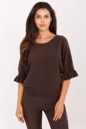 Sweter Damski Model IT-SW-99244.65 Dark Beige - Italy Moda Sweter Damski Model IT-SW-99244.65 Dark Beige - Italy Moda