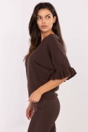 Sweter Damski Model IT-SW-99244.65 Dark Beige - Italy Moda Sweter Damski Model IT-SW-99244.65 Dark Beige - Italy Moda