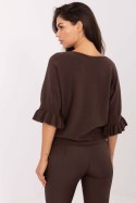 Sweter Damski Model IT-SW-99244.65 Dark Beige - Italy Moda Sweter Damski Model IT-SW-99244.65 Dark Beige - Italy Moda