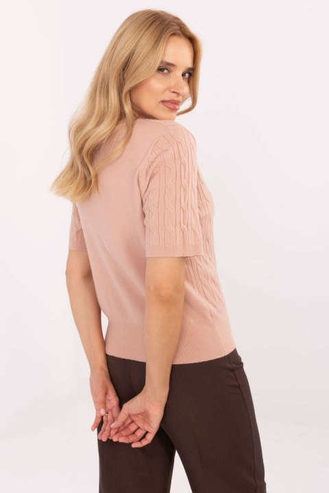 Sweter Damski Model PM-SW-N30085.34 Dark Pink - Factory Price Sweter Damski Model PM-SW-N30085.34 Dark Pink - Factory Price