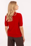 Sweter Damski Model PM-SW-Y2508.33 Red - Factory Price Sweter Damski Model PM-SW-Y2508.33 Red - Factory Price