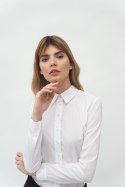 Klasyczna biała koszula K58 White - Nife Klasyczna biała koszula K58 White - Nife