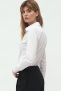 Klasyczna biała koszula K58 White - Nife Klasyczna biała koszula K58 White - Nife
