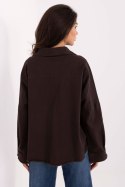 Koszula Damska Model IT-KS-FL5779.87 Dark Brown - Rue Paris