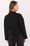 Kurtka Damska Model IT-KR-FL7029.72 Black - Rue Paris Kurtka Damska Model IT-KR-FL7029.72 Black - Rue Paris