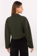 Kurtka Damska Model IT-KR-FL7029.72 Khaki - Rue Paris Kurtka Damska Model IT-KR-FL7029.72 Khaki - Rue Paris