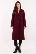 Płaszcz Damski Model IT-PL-80320.65 Bordo - Factory Price Płaszcz Damski Model IT-PL-80320.65 Bordo - Factory Price