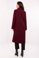 Płaszcz Damski Model IT-PL-80320.65 Bordo - Factory Price Płaszcz Damski Model IT-PL-80320.65 Bordo - Factory Price