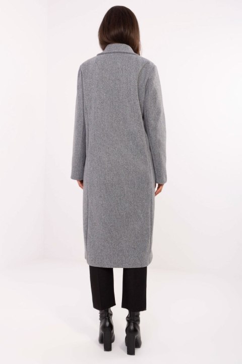 Płaszcz Damski Model IT-PL-80320.65 Grey - Factory Price Płaszcz Damski Model IT-PL-80320.65 Grey - Factory Price