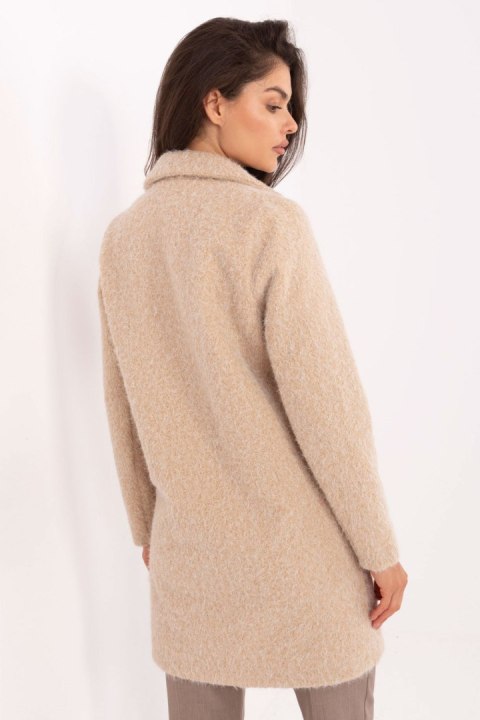 Płaszcz Damski Model IT-PL-96773.20P Beige - Factory Price Płaszcz Damski Model IT-PL-96773.20P Beige - Factory Price