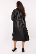 Płaszcz Damski Model IT-PL-A8393.81 Black - Rue Paris