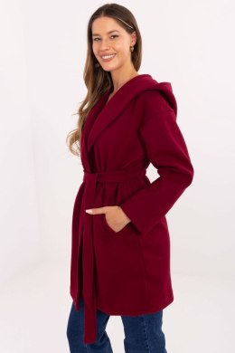 Płaszcz Damski Model IT-PL-A9587.00 Bordo - Rue Paris