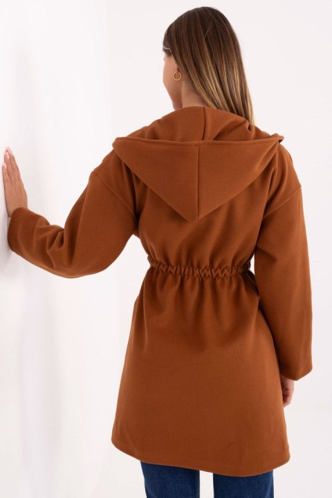 Płaszcz Damski Model IT-PL-A9587.00 Light Brown - Rue Paris