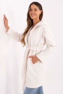 Płaszcz Damski Model IT-PL-A9587.00 White - Rue Paris Płaszcz Damski Model IT-PL-A9587.00 White - Rue Paris