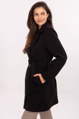 Płaszcz Damski Model IT-PL-A9590.85 Black - Rue Paris