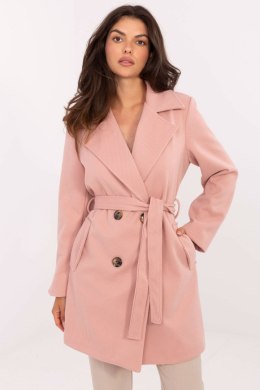 Płaszcz Damski Model IT-PL-A9590.85 Light Pink - Rue Paris