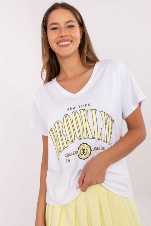 Spódnica Komplet Model RV-KMPL-A774.49 White/Yellow - Relevance Spódnica Komplet Model RV-KMPL-A774.49 White/Yellow - Relevance