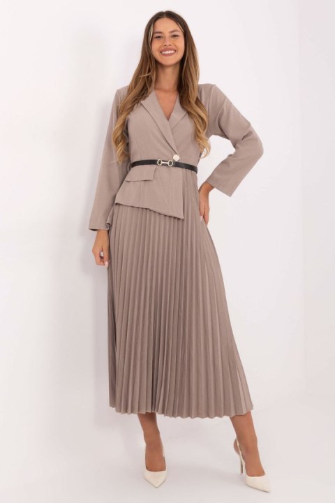 Sukienka Model IT-SK-21599.80 Dark Beige - Italy Moda