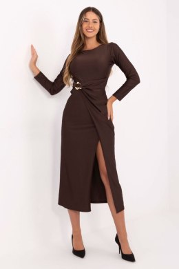 Sukienka Model IT-SK-21609.83 Dark Brown - Italy Moda