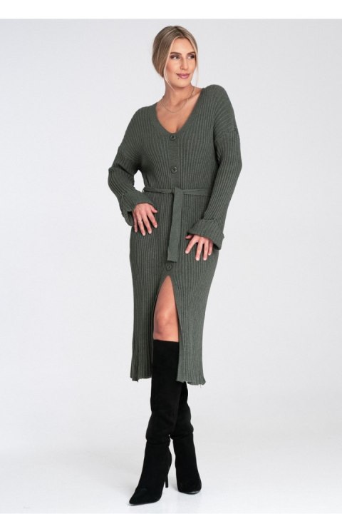 Sukienka Model M1095 Oliwka - Figl Sukienka Model M1095 Oliwka - Figl