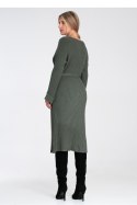 Sukienka Model M1095 Oliwka - Figl Sukienka Model M1095 Oliwka - Figl