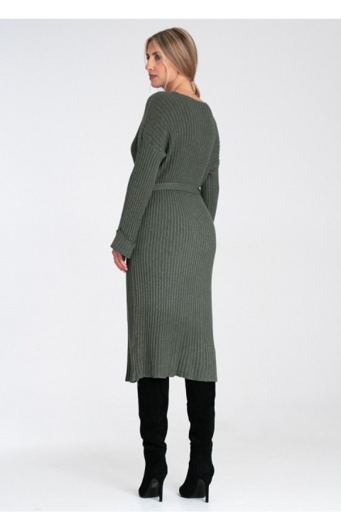 Sukienka Model M1095 Oliwka - Figl Sukienka Model M1095 Oliwka - Figl