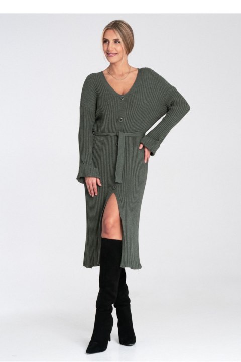 Sukienka Model M1095 Oliwka - Figl Sukienka Model M1095 Oliwka - Figl