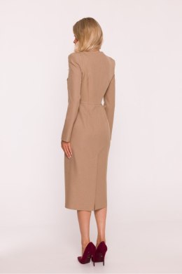 Sukienka Model S412 Beige - Stylove