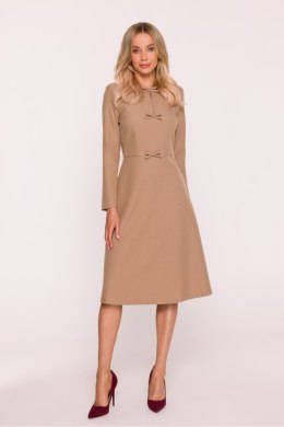 Sukienka Model S413 Beige - Stylove