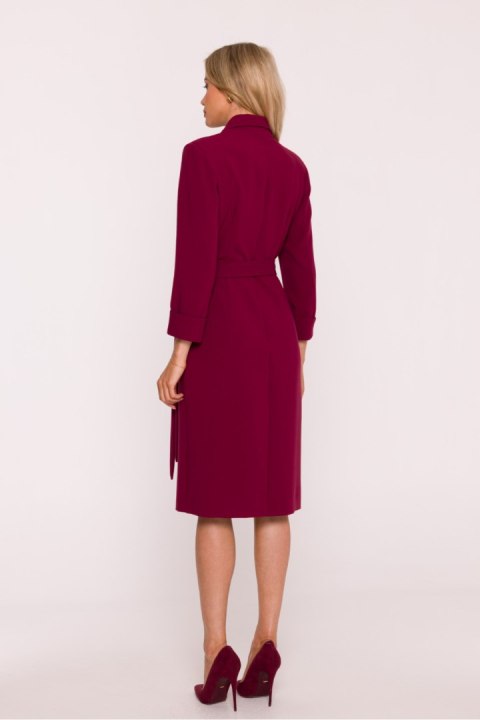 Sukienka Model S415 Bordo - Stylove Sukienka Model S415 Bordo - Stylove