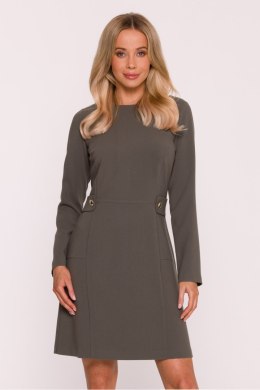 Sukienka Model S419 Khaki - Stylove
