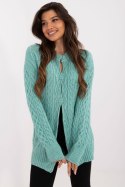 Sweter Damski Model AT-SW-23525.21 Mint - AT Sweter Damski Model AT-SW-23525.21 Mint - AT