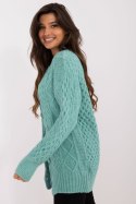 Sweter Damski Model AT-SW-23525.21 Mint - AT Sweter Damski Model AT-SW-23525.21 Mint - AT
