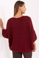 Sweter Damski Model IT-SW-7703.70 Bordo - Italy Moda