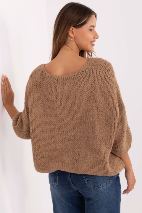 Sweter Damski Model IT-SW-7703.70 Camel - Italy Moda
