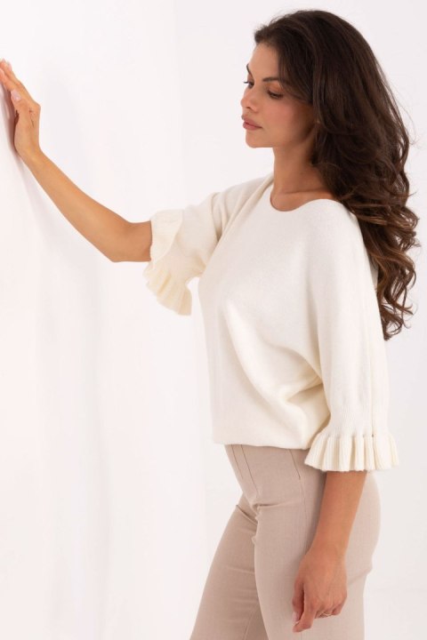 Sweter Damski Model IT-SW-99244.65 Ecru - Italy Moda
