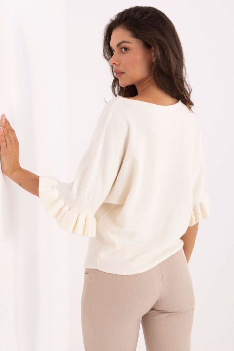 Sweter Damski Model IT-SW-99244.65 Ecru - Italy Moda