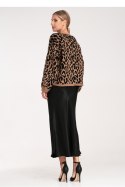 Sweter Damski Model M1094 Black/Beige - Figl