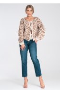 Sweter Damski Model M1094 White/Beige - Figl