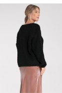 Sweter Damski Model M1108 Black - Figl Sweter Damski Model M1108 Black - Figl