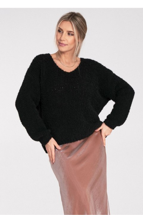 Sweter Damski Model M1108 Black - Figl Sweter Damski Model M1108 Black - Figl