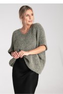 Sweter Damski Model M1109 Green - Figl Sweter Damski Model M1109 Green - Figl