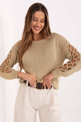 Sweter Damski Model MI-SW-1606.96 Gold - Italy Moda