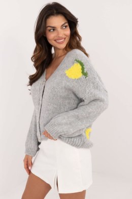 Sweter Damski Model MI-SW-2108.92 Grey - Italy Moda