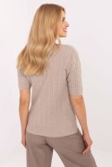 Sweter Damski Model PM-SW-B-615.18 Beige - Factory Price Sweter Damski Model PM-SW-B-615.18 Beige - Factory Price