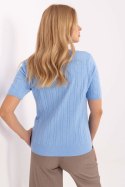 Sweter Damski Model PM-SW-B-615.18 Light Blue - Factory Price Sweter Damski Model PM-SW-B-615.18 Light Blue - Factory Price