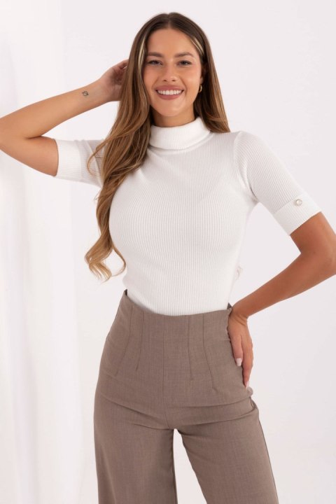 Sweter Damski Model PM-SW-CV6078.05 Ecru - Factory Price