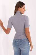 Sweter Damski Model PM-SW-FG577.47 Grey - Factory Price Sweter Damski Model PM-SW-FG577.47 Grey - Factory Price