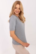 Sweter Damski Model PM-SW-PM-5053.39 Grey - Factory Price Sweter Damski Model PM-SW-PM-5053.39 Grey - Factory Price