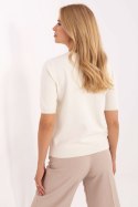 Sweter Damski Model PM-SW-PM-5059.15 Light Beige - Factory Price Sweter Damski Model PM-SW-PM-5059.15 Light Beige - Factory Price